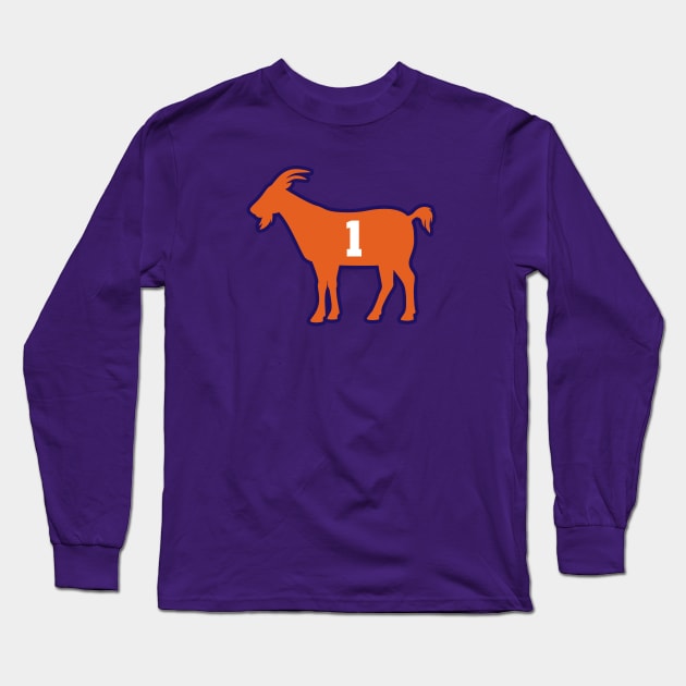 PHX GOAT - 1 - Purple Long Sleeve T-Shirt by KFig21